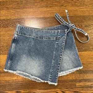 Free People Emmy Denim Skort